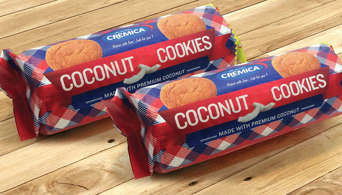 Coconut Biscuit FMCG packaging Design